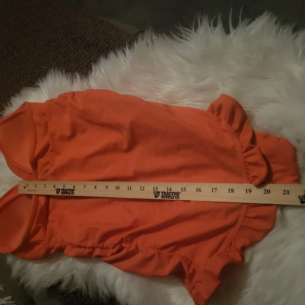 Jessica Simpson Maternity Peachy Pink Halter One Piece Swimsuit